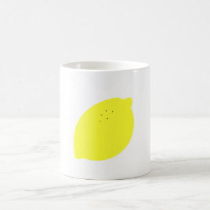 Simple Yellow Lemon Fruit Coffee Mug