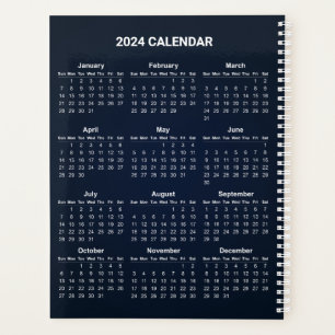 Simple Yet Elegant 2024 Calendar   Planner