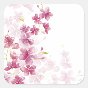 Simple yet Elegant Cherry Blossom Sticker