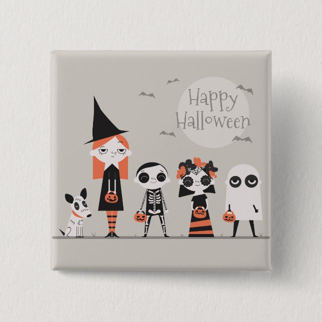 Simple yet Elegant Halloween | Button (Front)