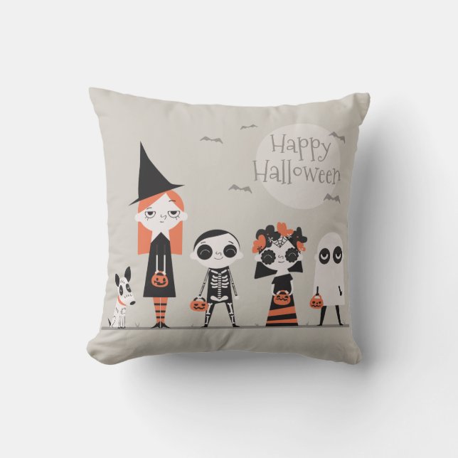 Simple yet Elegant Halloween | Throw Pillow (Front)