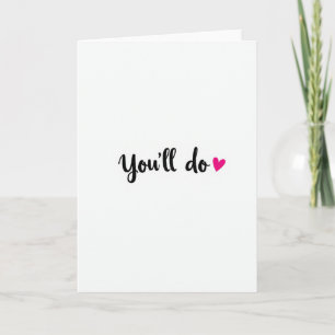 Simple You Will Do Card
