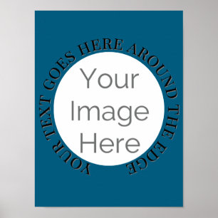 simple your image here, photo custom edit text  poster