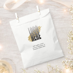 Simple Your Logo with Text Promotional Business  Favour Bag
