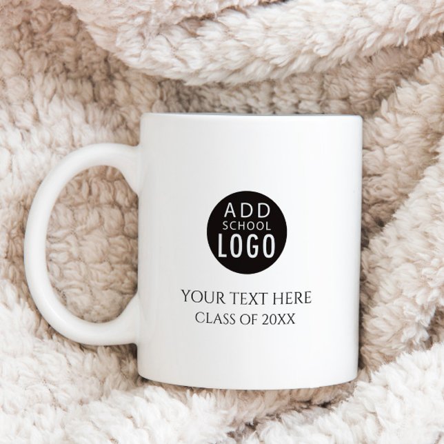 Simple Your School Logo Graduation Coffee Mug (Creator Uploaded)