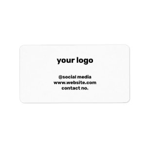 simple your text here custom label