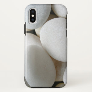 Simple Zen White Pebbles Nature Photo Phone Case