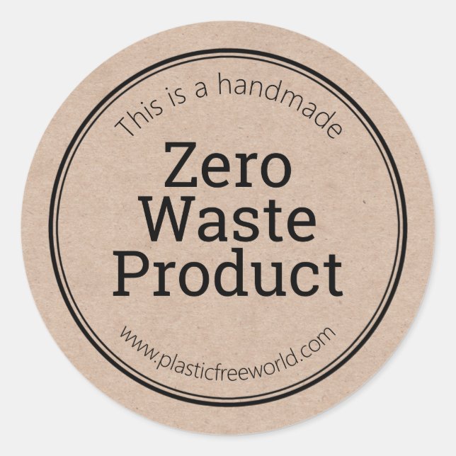 Simple Zero Waste Product Labels (Front)