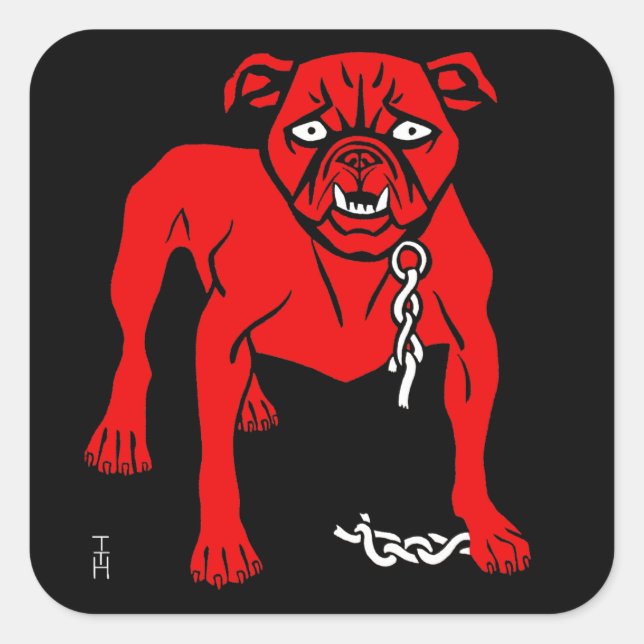 Simplicissimus by Thomas Heine Square Sticker (Front)