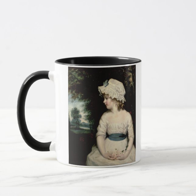 Simplicity - A Portrait of Miss Theophilia Ghatkin Mug (Left)