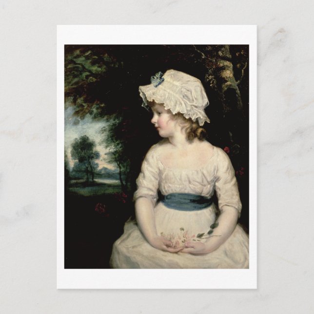 Simplicity - A Portrait of Miss Theophilia Ghatkin Postcard (Front)