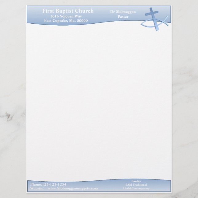 Simplicity Blue Letterhead (Front)
