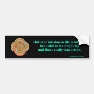 "Simplicity" Bumper Sticker