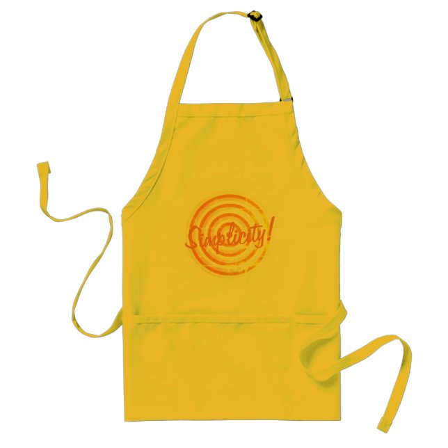 Simplicity Concentric Circles Apron (Front)