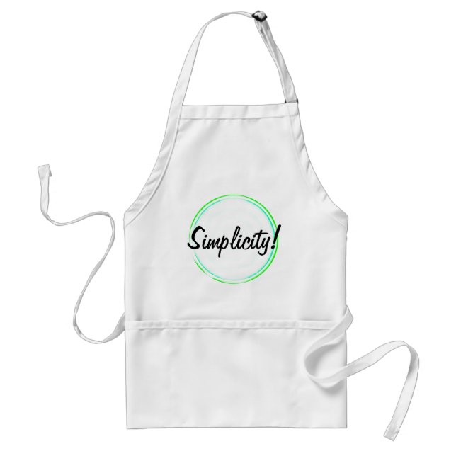 Simplicity Concentric Circles Apron (Front)