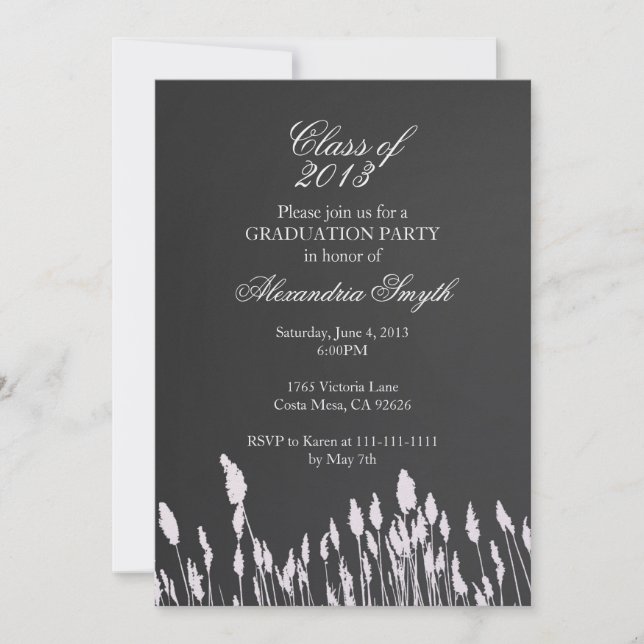 Simplicity Gradutation Invitation (Front)