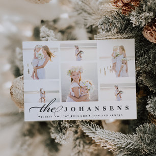 Simplicity Holiday Photo Collage Card