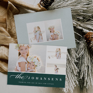 Simplicity Holiday Photo Collage Card