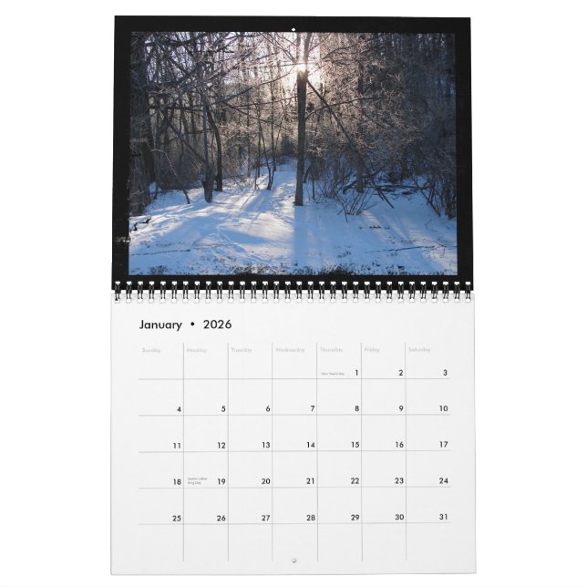 Simplicity- Photographic Calendar (Jan 2026)