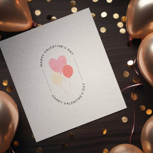 Simplicity Redefined: Valentine's Day Elegance Holiday Card