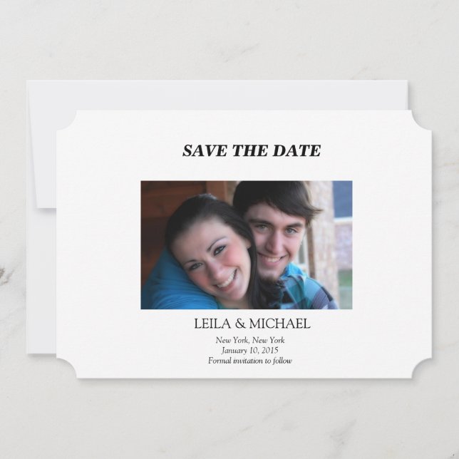 Simplicity Save The Date (Front)