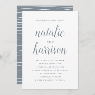 Simplicity Wedding Invitation