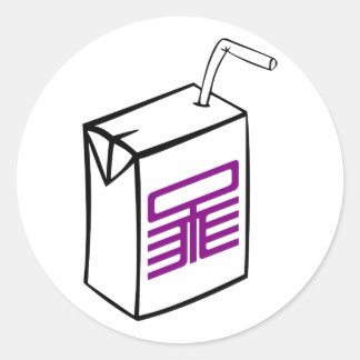 Simplified Juice Sticker (white bg)