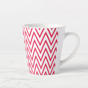Simplified motives pattern 10 latte mug