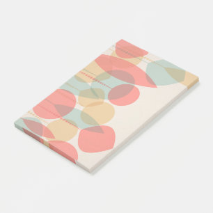 Simplified Retro Ornaments,  all over print 4x6 Post-it Notes