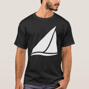 Simplified Sailing Boat Crew Design T-Shirt