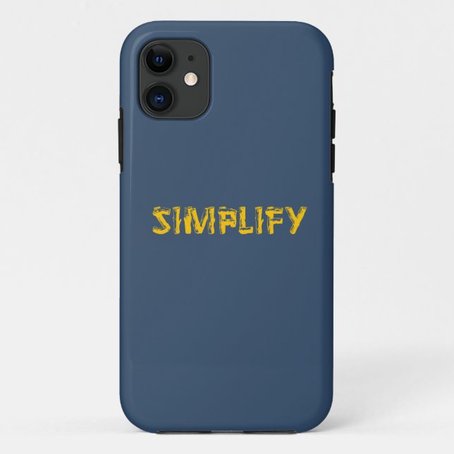 Simplify Case-Mate iPhone Case (Back)