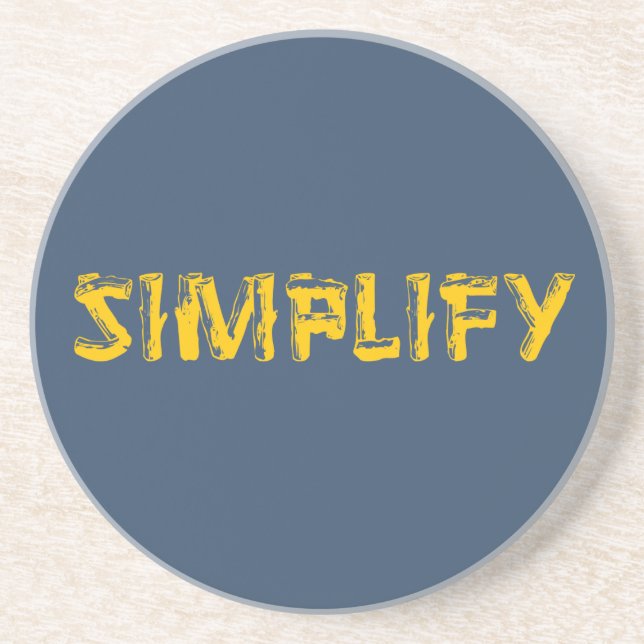 Simplify Coaster (Front)