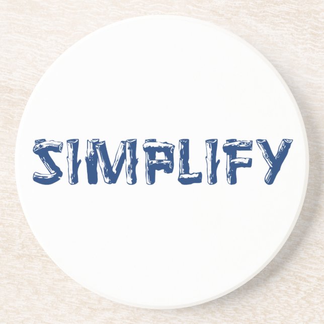 Simplify Coaster (Front)