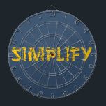 Simplify Dartboard<br><div class="desc">Our life is frittered away by detail. Simplify. - Henry David Thoreau</div>