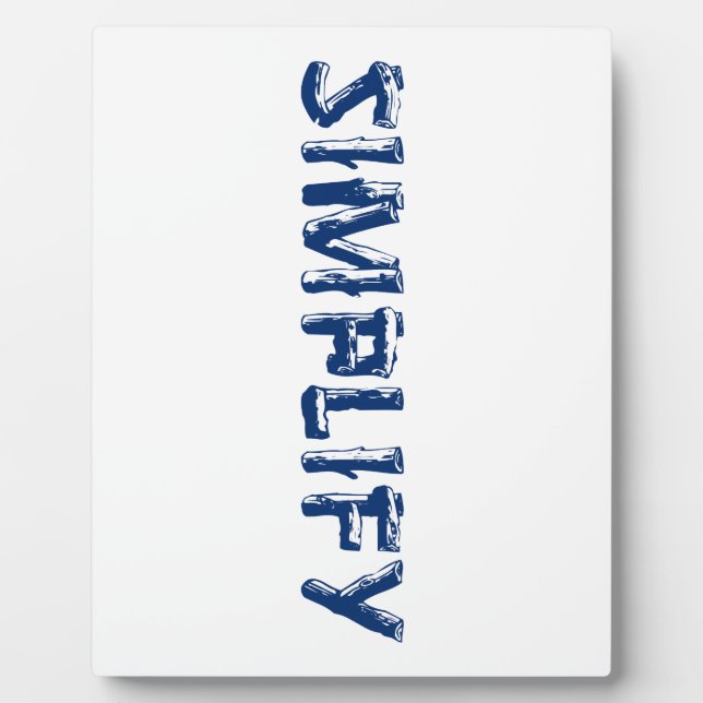 Simplify Plaque (Front)