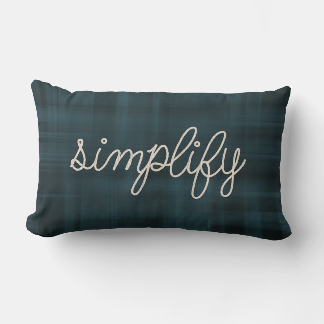 Simplify text in nautical rope lumbar cushion (Front)