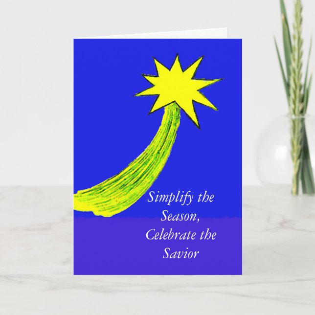 Simplify the Season Holiday Card (Front)