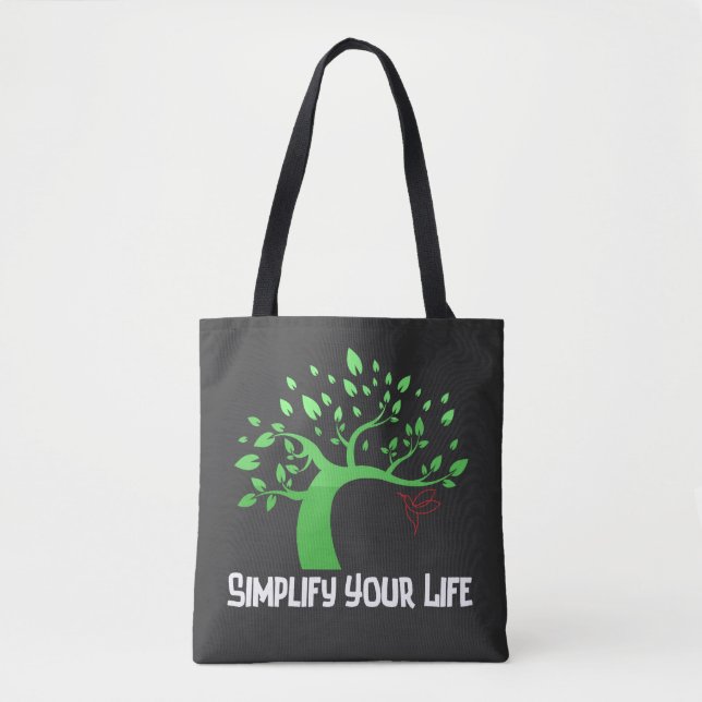 Simplify your life.b tote bag (Front)