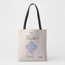 Simplistic Watercolor Flowers Here for the Bride  
