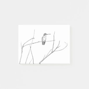 Simply a Hummingbird on a stick Post-it Notes