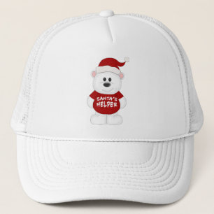 Simply Adorable Christmas Teddy Bear Art Trucker Hat
