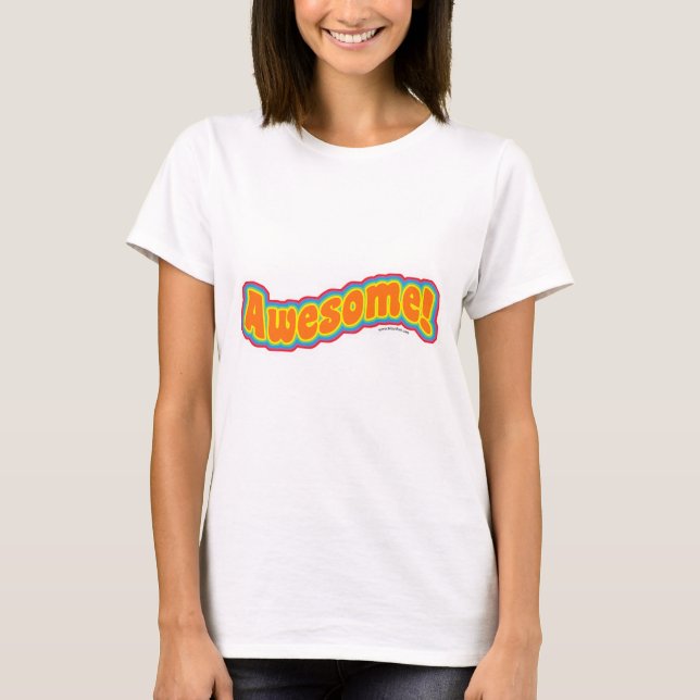 Simply Awesome Basic Fun Slogan T-Shirt (Front)