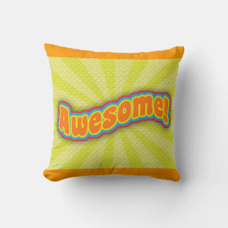 Simply Awesome Cheeky Fun Slogan Cushion