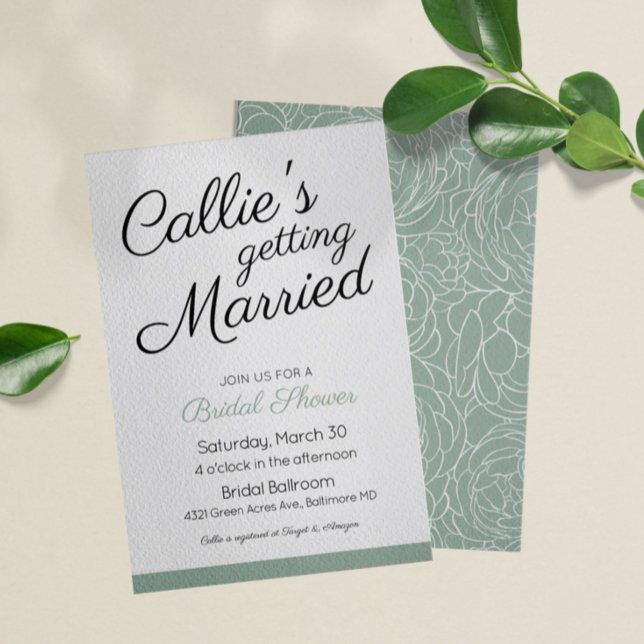 Simply Beautiful Bridal Shower Invitation (Creator Uploaded)