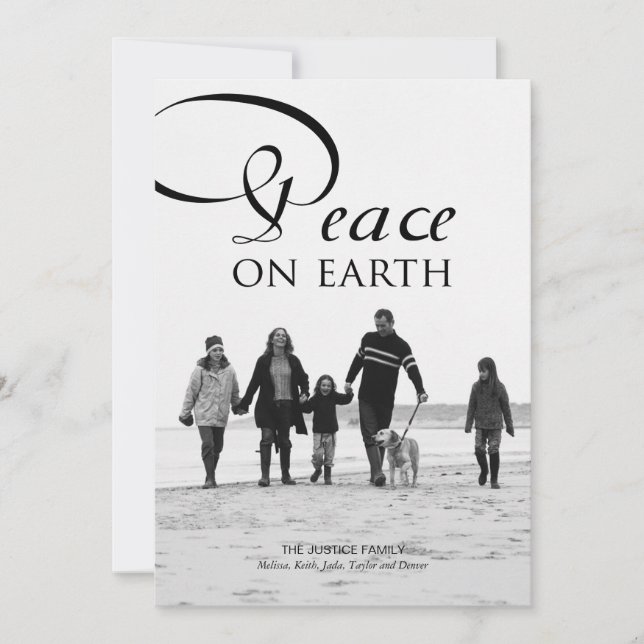 Simply Beautiful Christmas Photo Cards (Front)