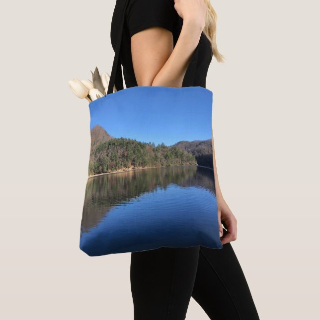 Simply Beautiful Lake & Spring Water, Tote Bag (Close Up)