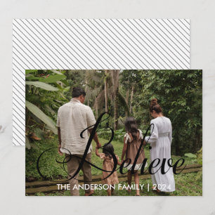 Simply Believe Holiday 2024 Photo Card