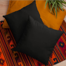 Simply Black Solid Colour Customise It