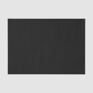 Simply Black Solid Colour Customise It Tissue Paper