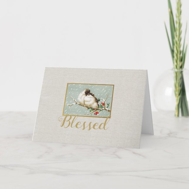 Simply Blessed Blank Card (Front)